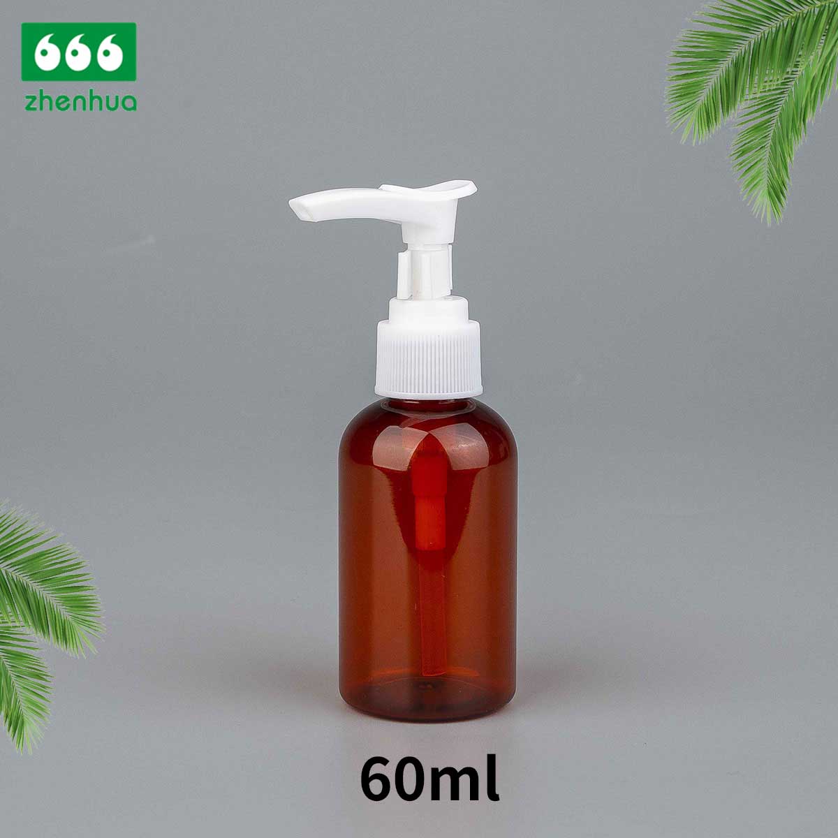 2oz/3oz/4oz/8oz/16oz Clear/Amber BOSTON Plastic PET/PCR Bottle with Lotion Pump for Personal Care Shampoo/ Shower Gel packaging