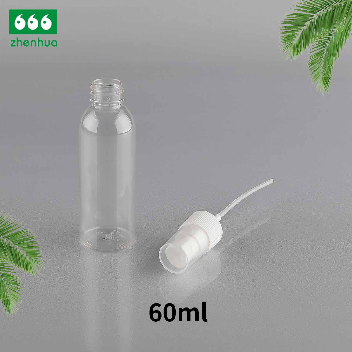 1oz 2oz 4oz 8oz Clear Plastic Bullet PET/PCR Bottles for Personal Care Travel Refillable Using Cosmetic Bottle