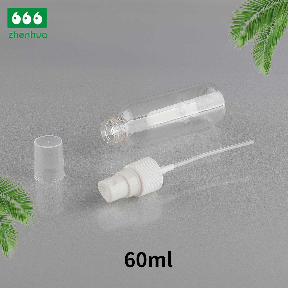 1oz 2oz 4oz 8oz Clear Plastic Bullet PET/PCR Bottles for Personal Care Travel Refillable Using Cosmetic Bottle