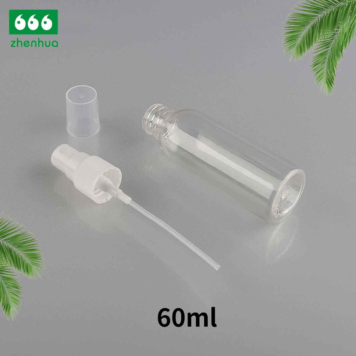 1oz 2oz 4oz 8oz Clear Plastic Bullet PET/PCR Bottles for Personal Care Travel Refillable Using Cosmetic Bottle