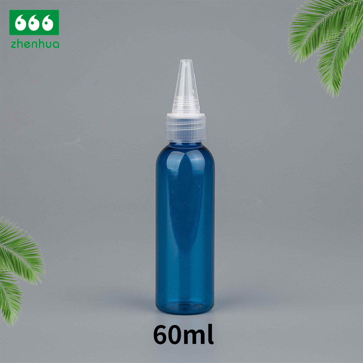 30ml 60ml 120ml 180ml 1oz 2oz 4oz 6oz Plastic PET Amber/Clear Round Cleaner Detergent Bottle with White Flip Top Cap