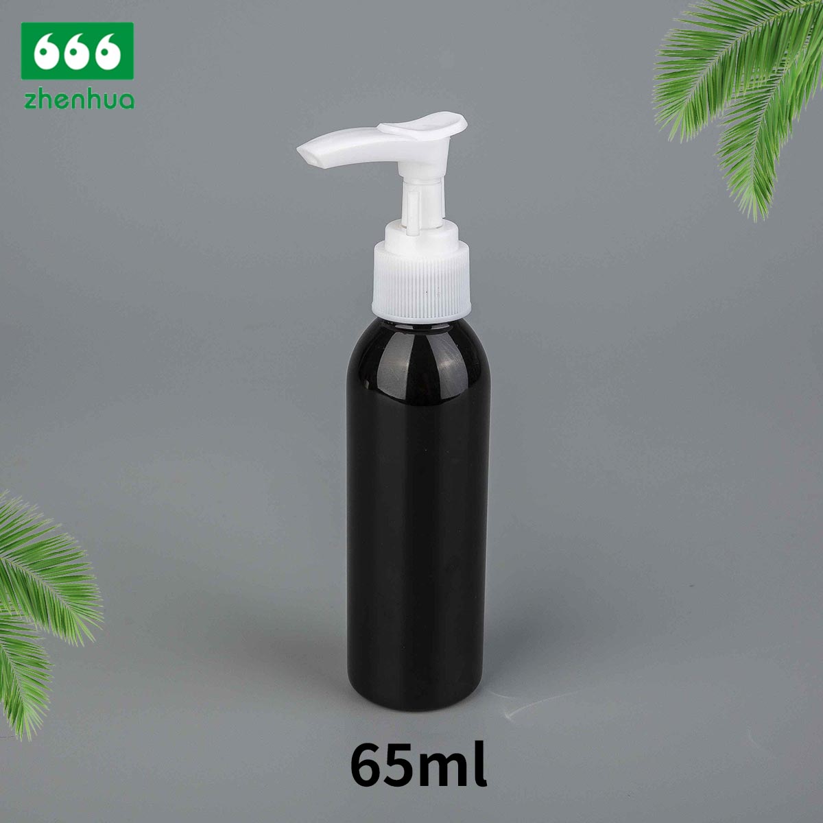 60ml /65ml Plastic Bullet PET Lotion pump Bottle Travel Cosmetic Bottle Refillable Bottles