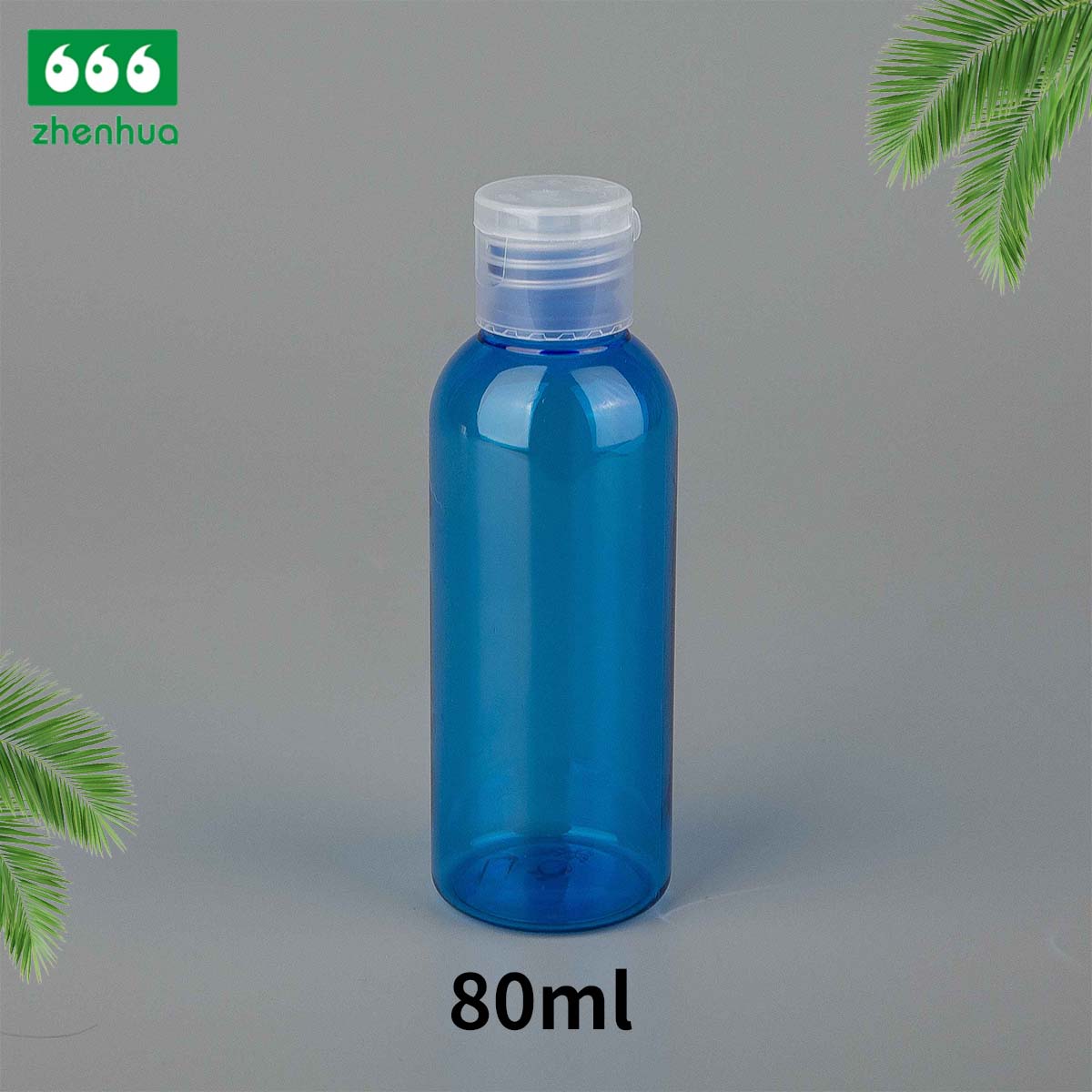 45ml 80ml 100ml 120ml Transparent/Blue/Amber Plastic PET Bullet Bottle Lubricating Fluid Bottle with Natural Nozzle Twist Top Cap