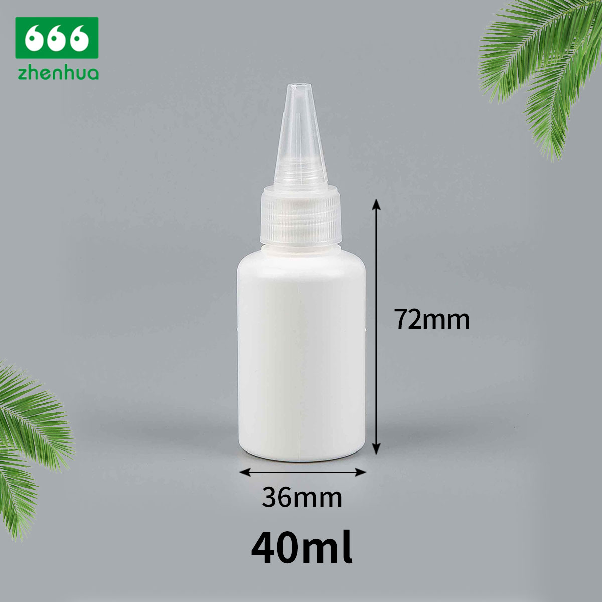 15ml 30ml 40ml Travel Portable Shampoo Body Wash Dispenser Plastic PET Clear Bottle with Flip Top Cap