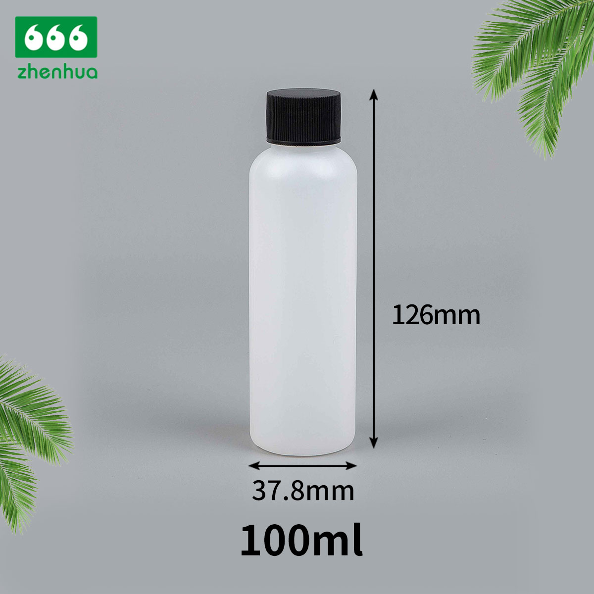 100ml 120ml 150ml 3oz 4oz 5oz Plastic HDPE/LDPE/PCR Round Seasoning Sauce Ketchup Squeeze Bottle with Natural Spout Cap with Red Sealer Tip