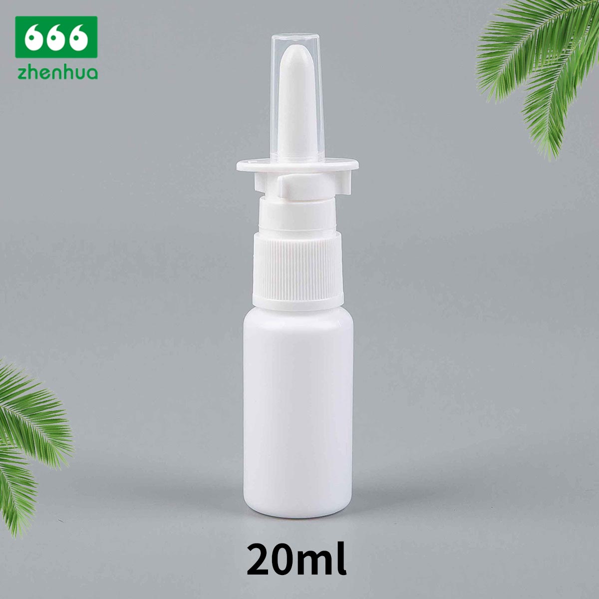 15ml 20ml 30ml 40ml Plastic HDPE Medical Nasal Spray Bottle with Nasal Throat Sprayer/ Long Nozzle Nasal Sprayer