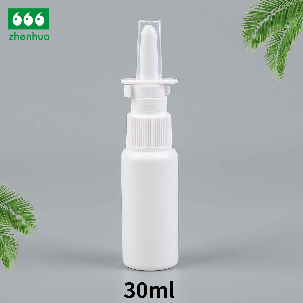 15ml 20ml 30ml 40ml Plastic HDPE Medical Nasal Spray Bottle with Nasal Throat Sprayer/ Long Nozzle Nasal Sprayer