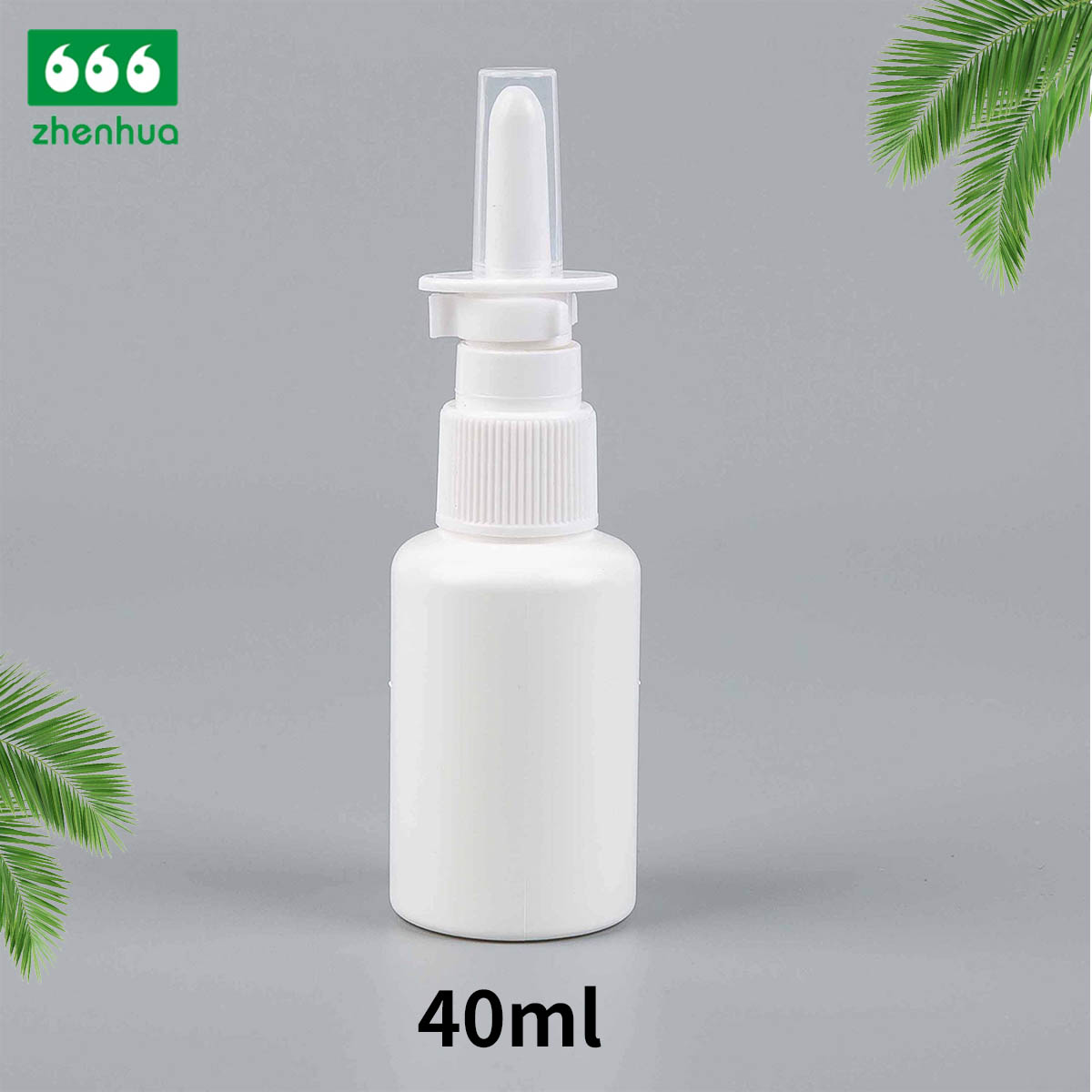 15ml 20ml 30ml 40ml Plastic HDPE Medical Nasal Spray Bottle with Nasal Throat Sprayer/ Long Nozzle Nasal Sprayer