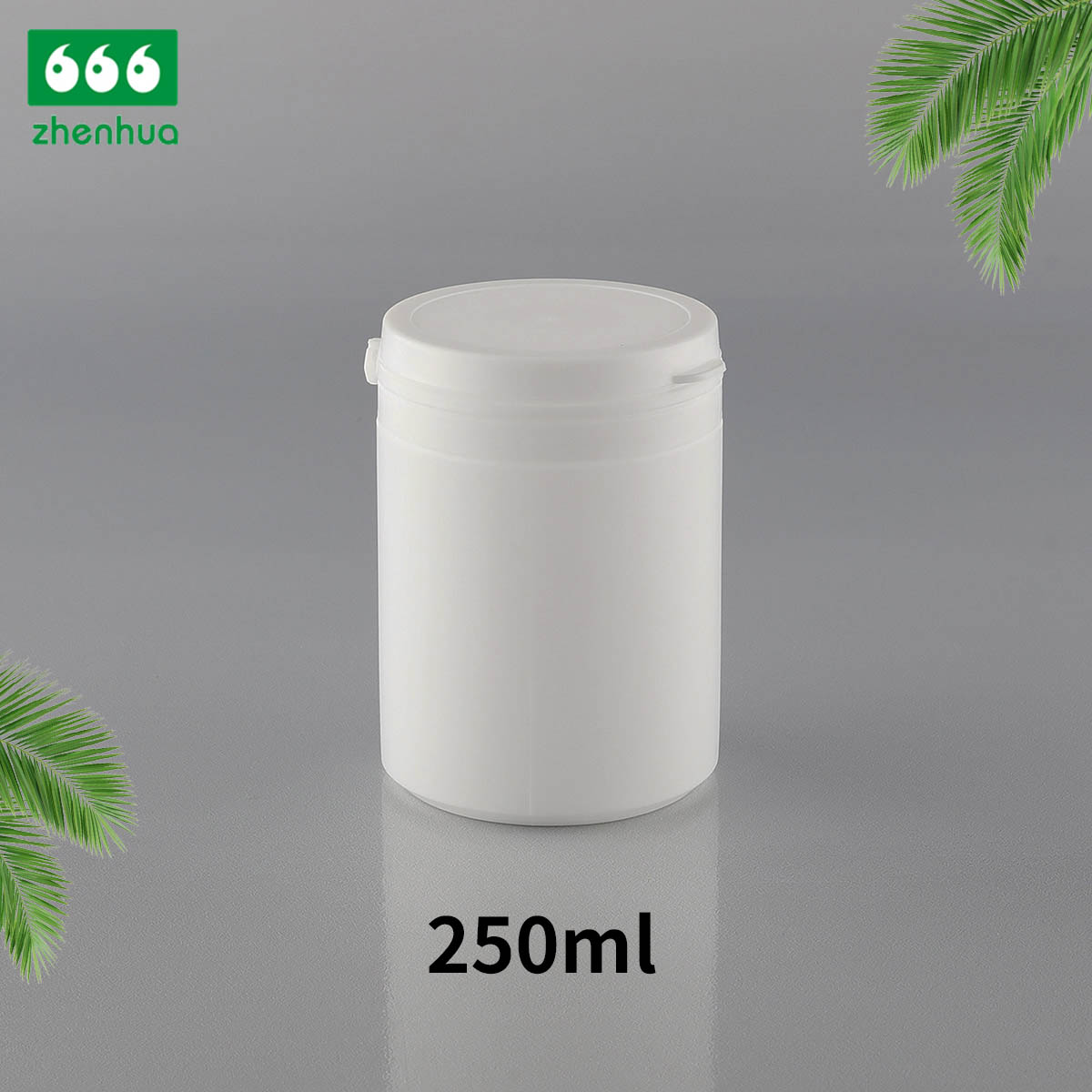 150cc/250cc/300cc 5oz/8oz/10oz Plastic HDPE Xylitol Gum Bottle with LDPE Tear-off Cap