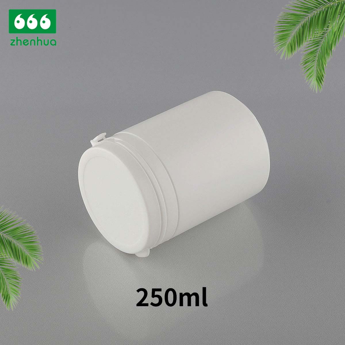 150cc/250cc/300cc 5oz/8oz/10oz Plastic HDPE Xylitol Gum Bottle with LDPE Tear-off Cap