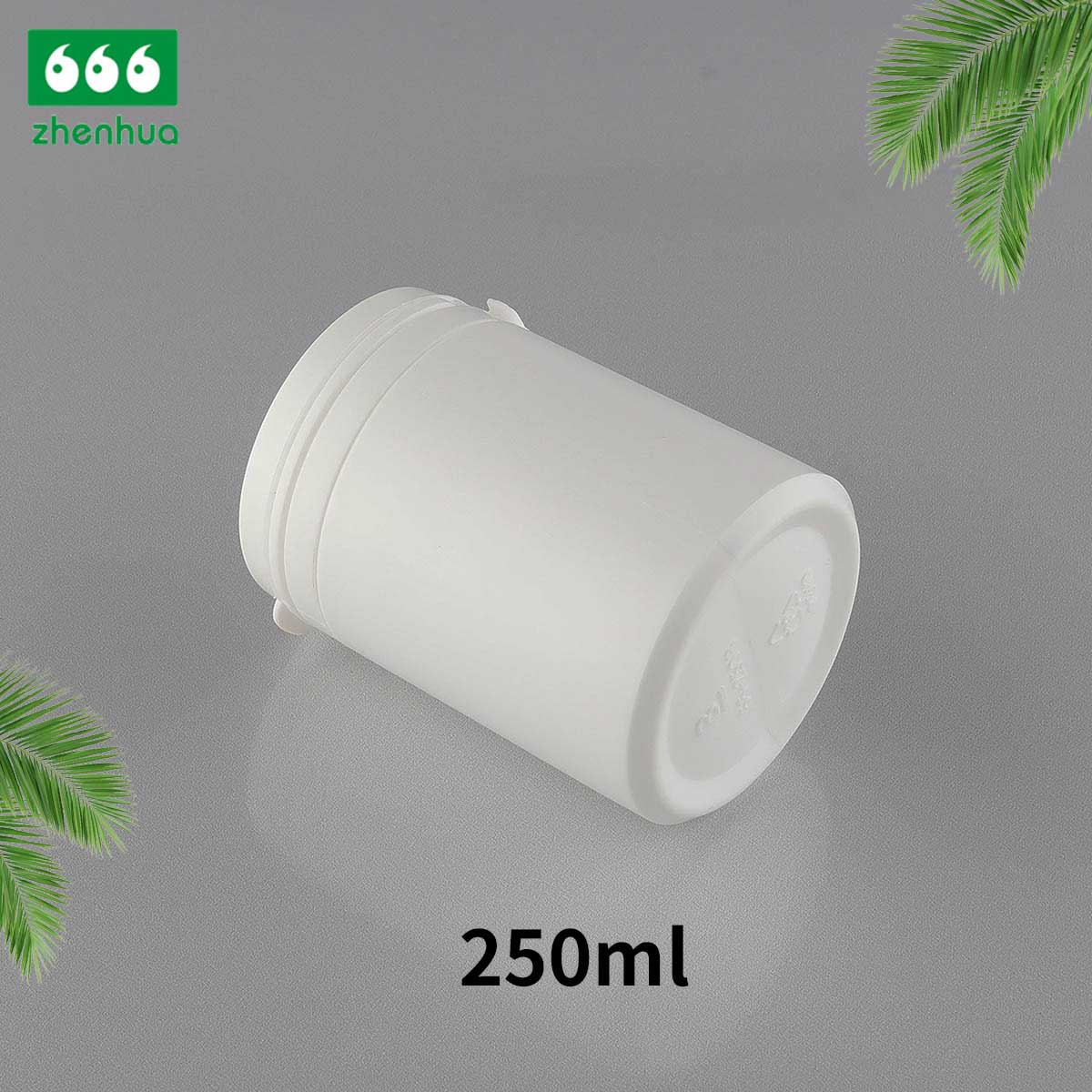 150cc/250cc/300cc 5oz/8oz/10oz Plastic HDPE Xylitol Gum Bottle with LDPE Tear-off Cap