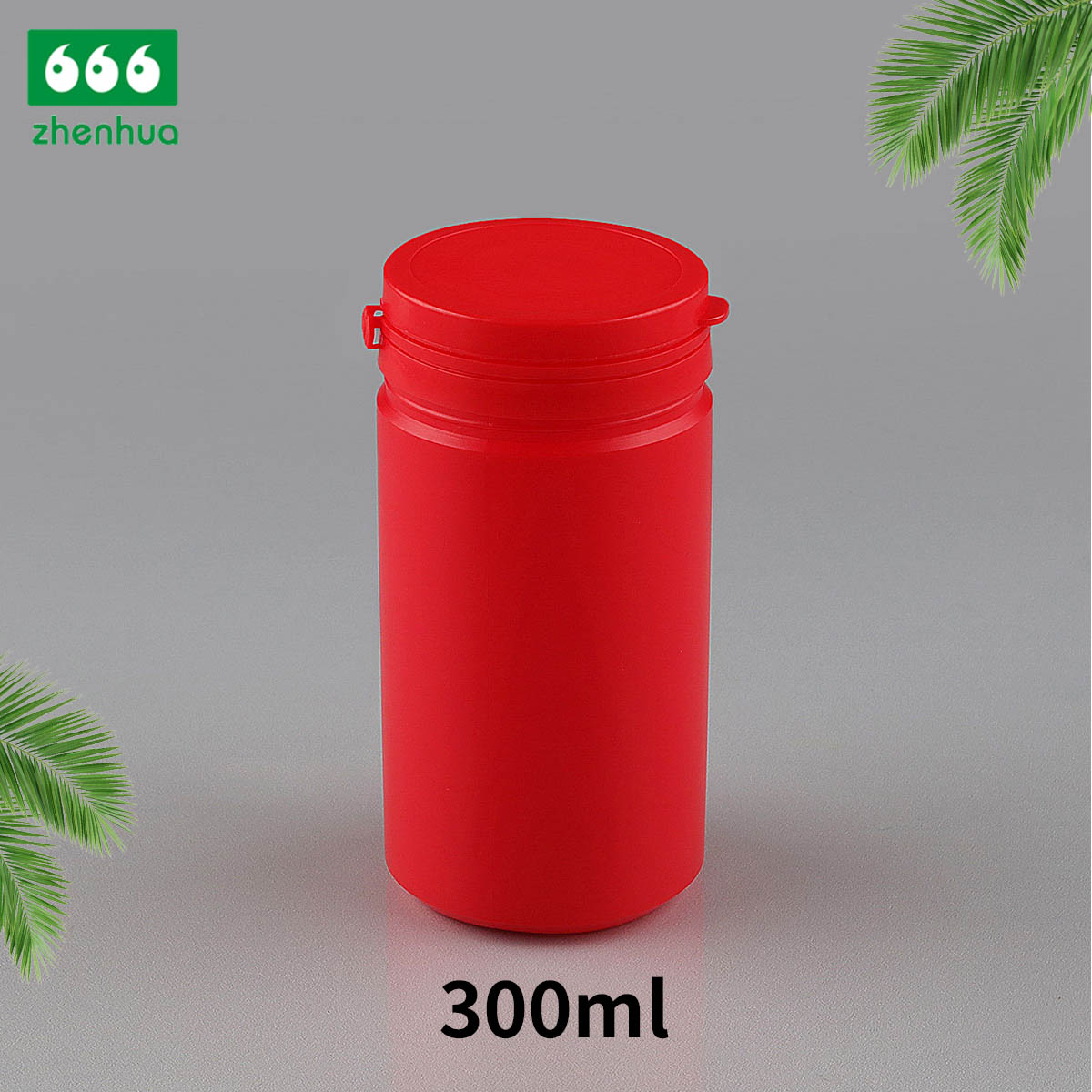 150cc/250cc/300cc 5oz/8oz/10oz Plastic HDPE Xylitol Gum Bottle with LDPE Tear-off Cap