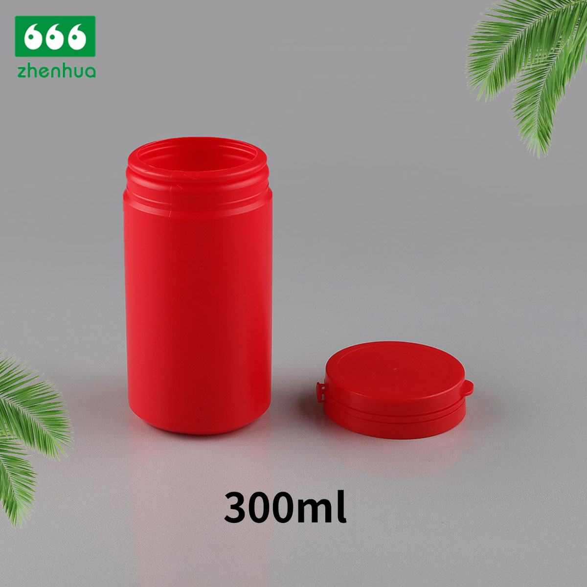 150cc/250cc/300cc 5oz/8oz/10oz Plastic HDPE Xylitol Gum Bottle with LDPE Tear-off Cap