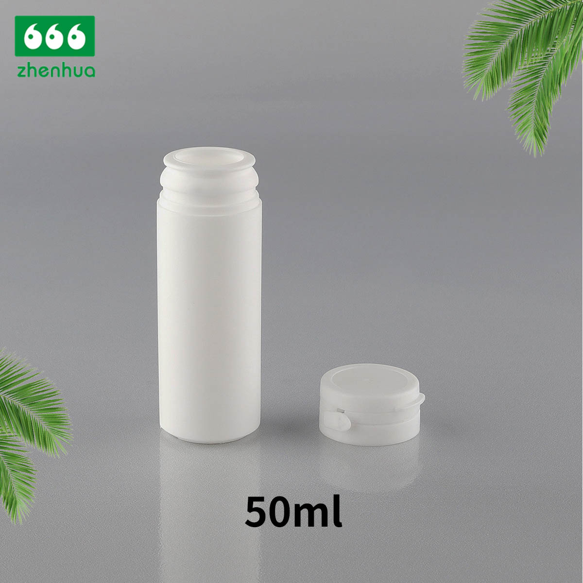 50ml/80ml Plastic HDPE Mini Tearing Off Bottle for Solid Packaging with LDPE Tear Off Lid