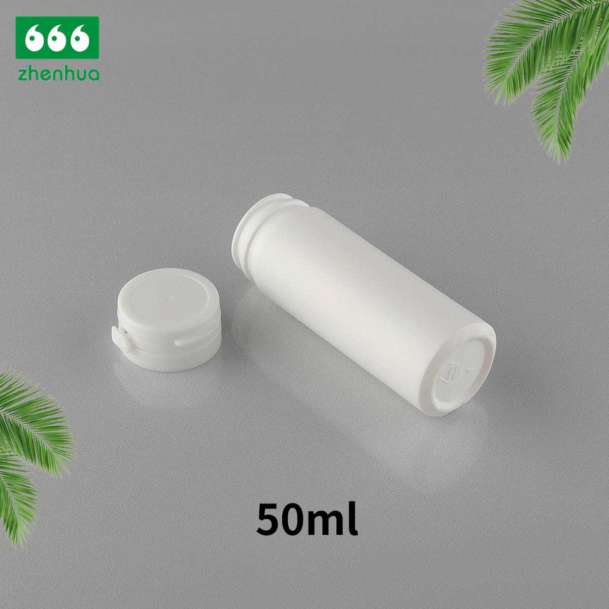 50ml/80ml Plastic HDPE Mini Tearing Off Bottle for Solid Packaging with LDPE Tear Off Lid