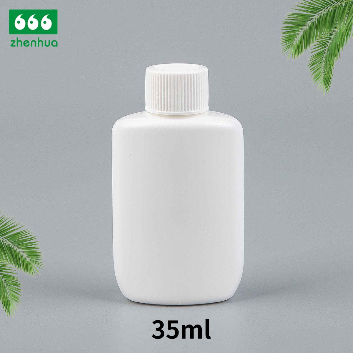 20ml/35ml Plastic HDPE/LDPE Mini External Medical Liquid/Reagent Squeezable Oval Bottle