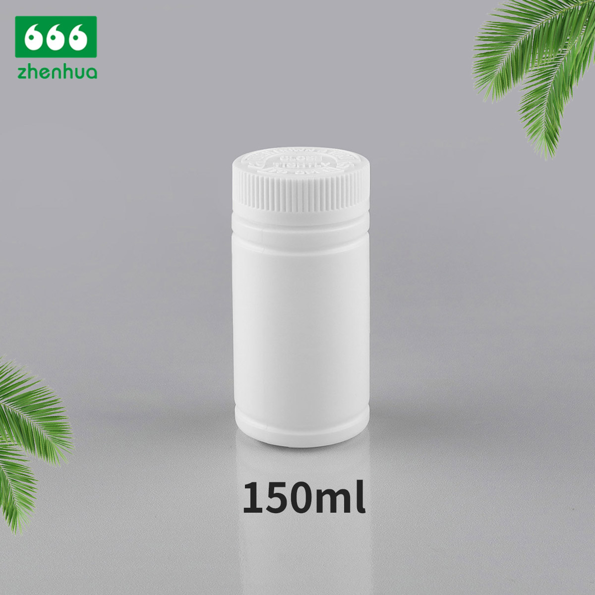 100CC 120CC 150CC Plastic HDPE White/Mint Green/Dark Brown Healthcare Medicinal Tablet Bamboo Shape Bottle with PE Lined Screw Cap